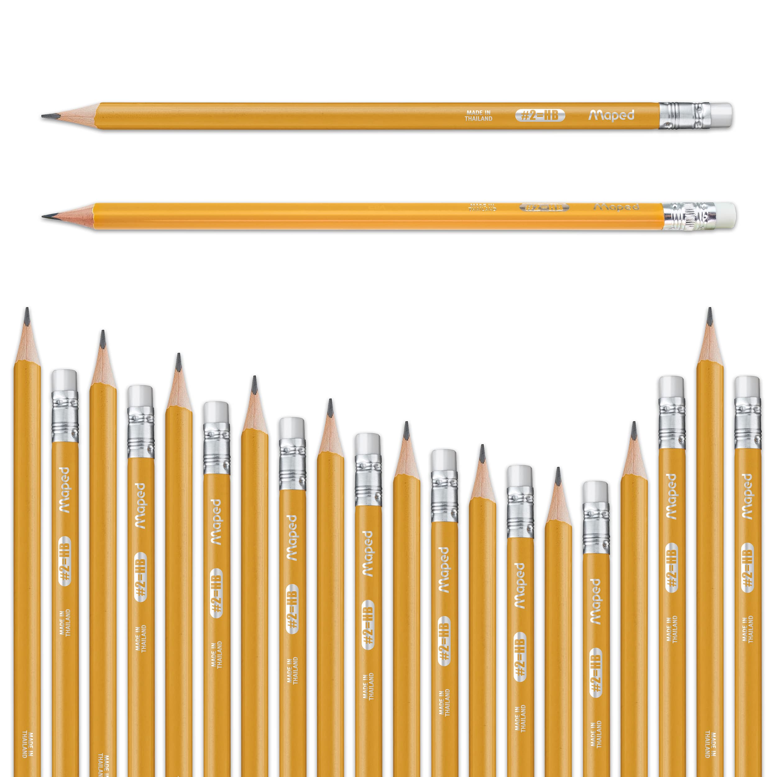 Maped Essentials Triangular Graphite Pencils 144-Pack