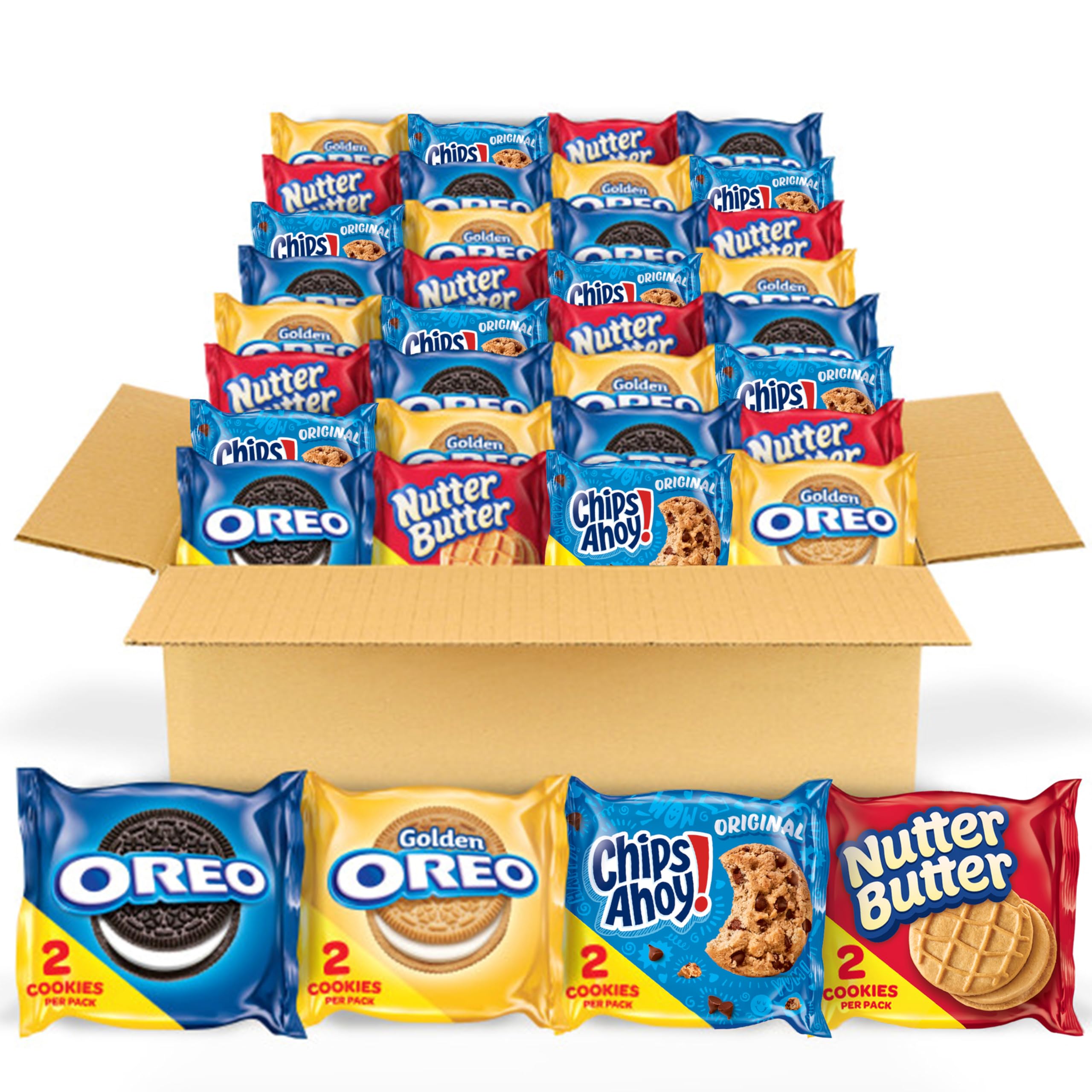 OREO CHIPS AHOY Nutter Butter Variety Packs 56 Count