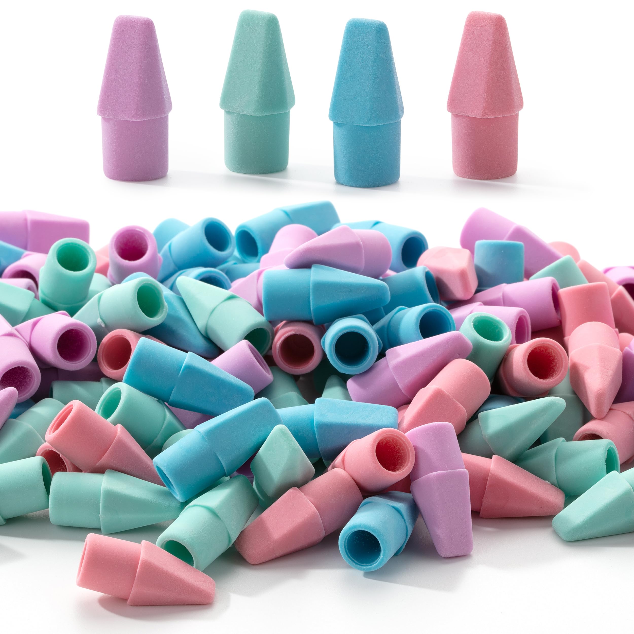 Mr. Pen Pastel Pencil Top Erasers 120-Pack