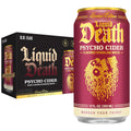 Liquid Death Soda-Flavored Sparkling Water - Psycho Cider (Apple Cinnamon), Less Sugar*, Huge Flavor, No Caffeine, No Artificial Sweeteners, 12 Fl Oz
