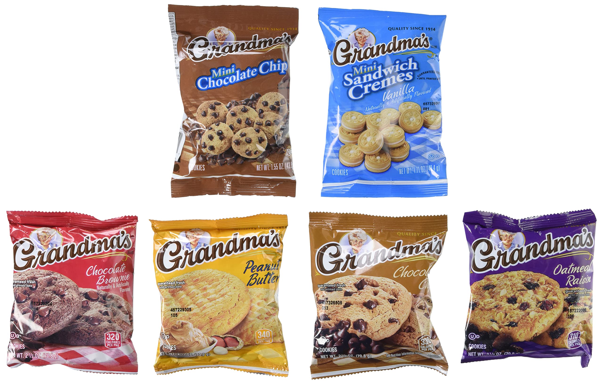 Grandmas Cookies Variety Pack 30-Count