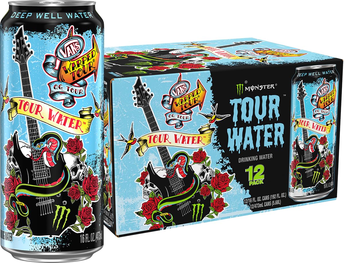 Monster Tour Deep Well Water 16oz 12 Pack
