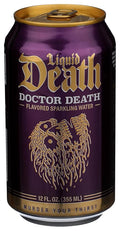 Liquid Death Doctor Death Sparkling Water, 12 FZ