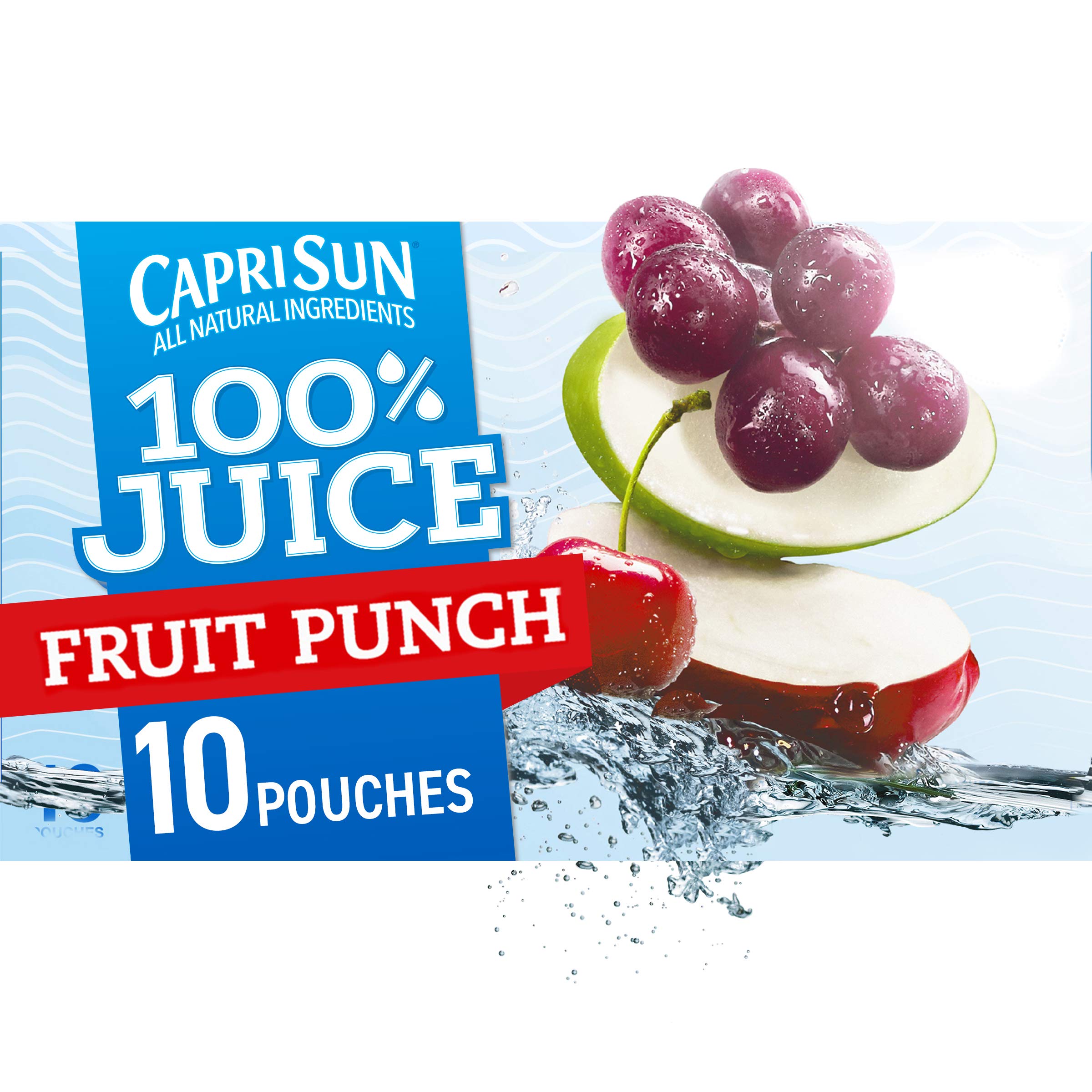 Capri Sun Fruit Punch Ready-to-Drink Juice (10 Pouches)