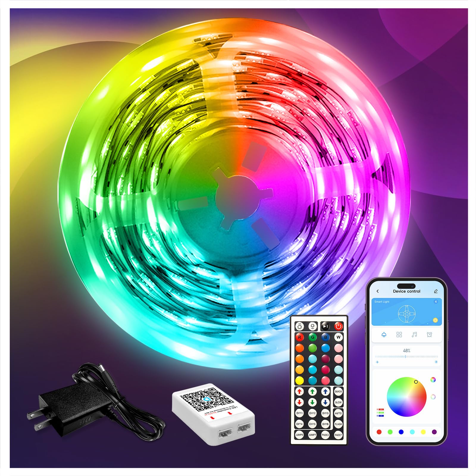 DAYBETTER Smart LED Strip Lights 110ft RGB