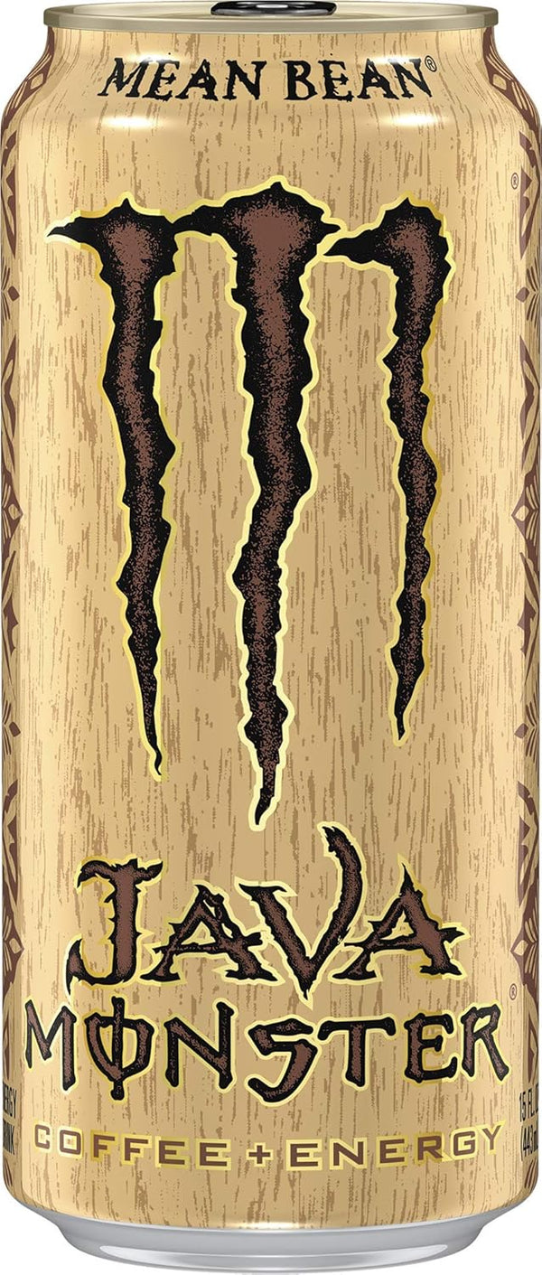 Monster Energy Java Monster Mean Bean, Coffee + Energy Drink, 15 Ounce