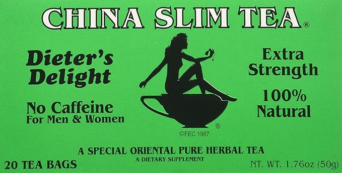 China Slim Tea (Extra Strength) no caffeine, 1.7 Oz (18 Count)