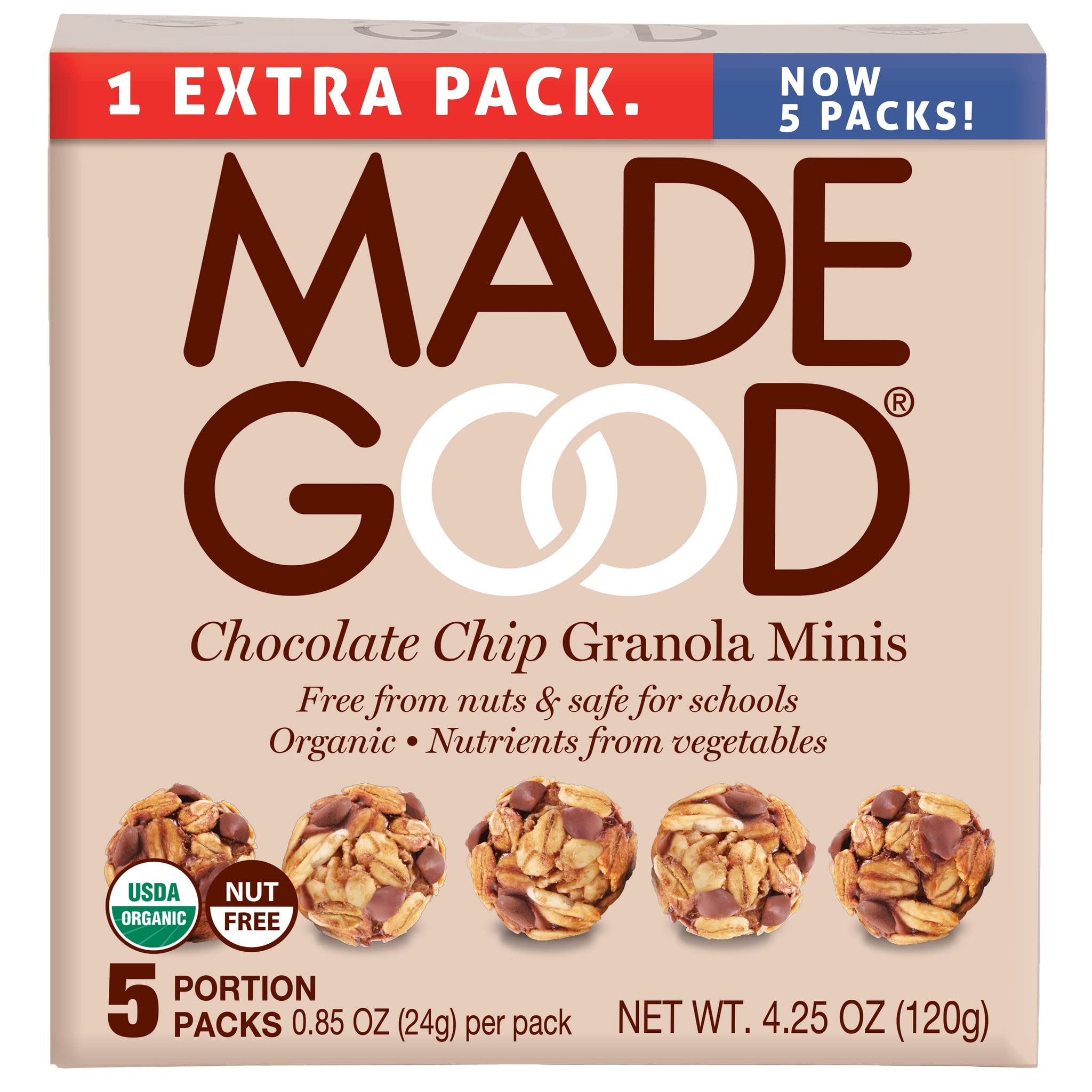 Made Good Chocolate Chip Granola Minis 24g 6 Pack