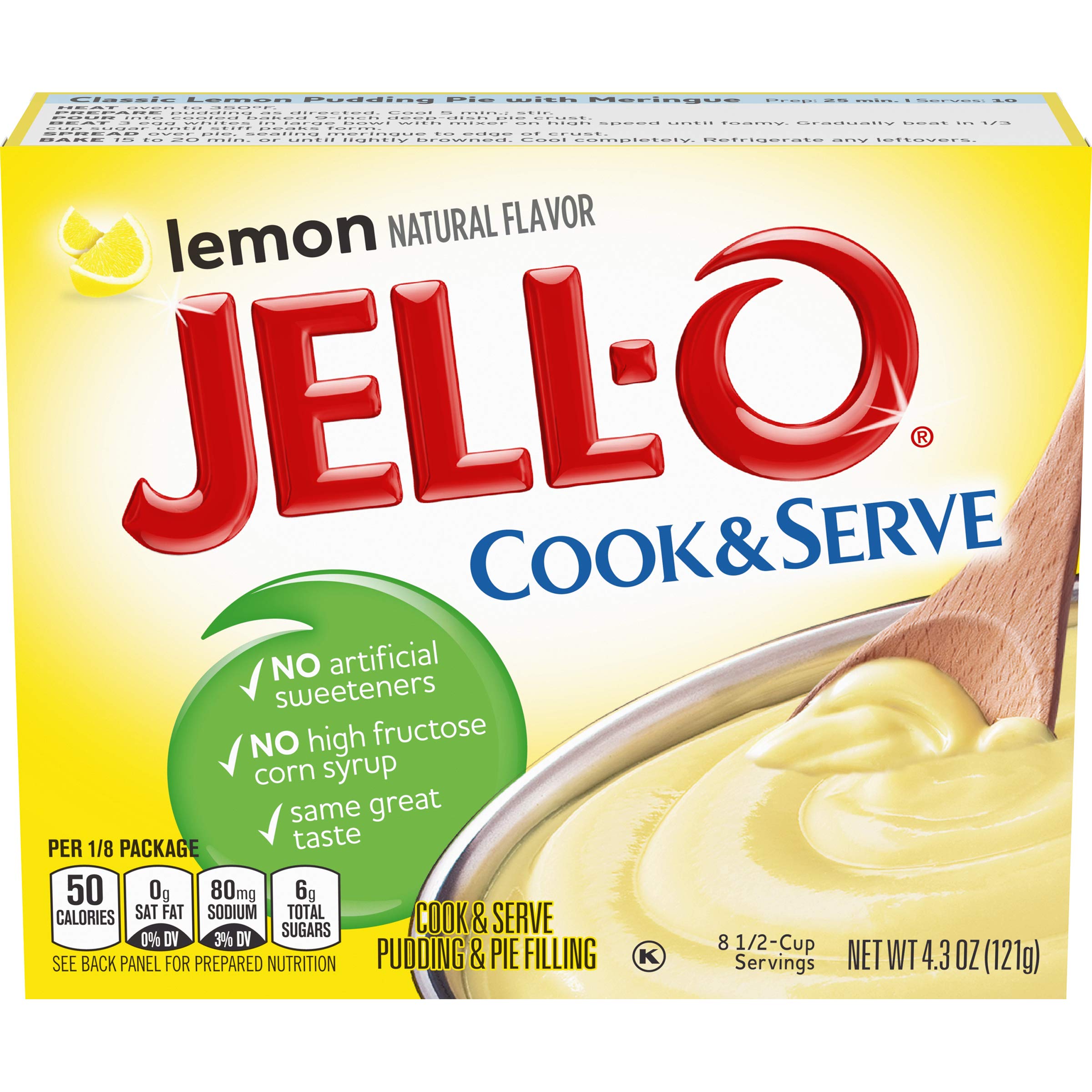 Jell-O Lemon Cook & Serve Pudding 4.3oz