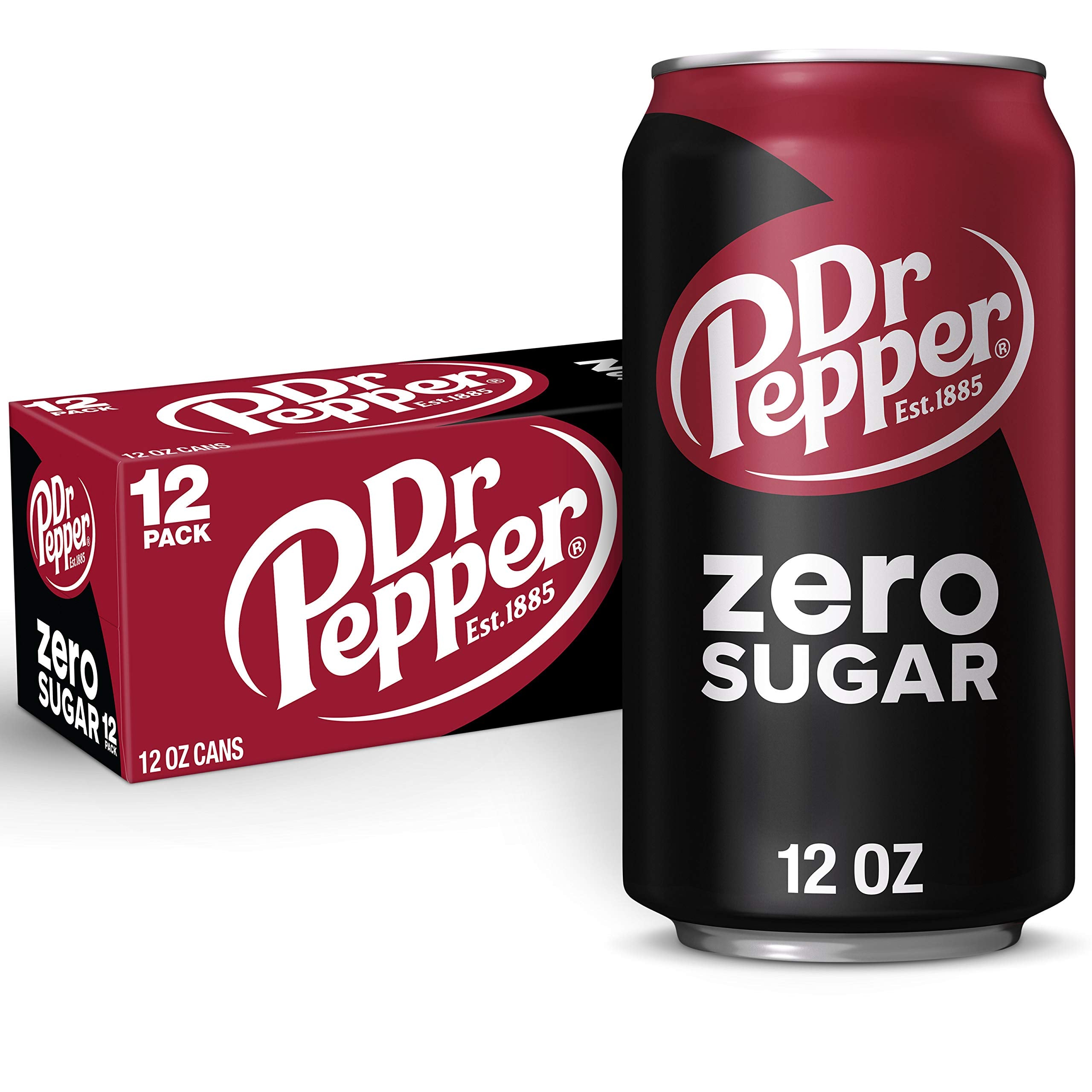 Dr Pepper Zero Sugar 12oz Cans 12-Pack