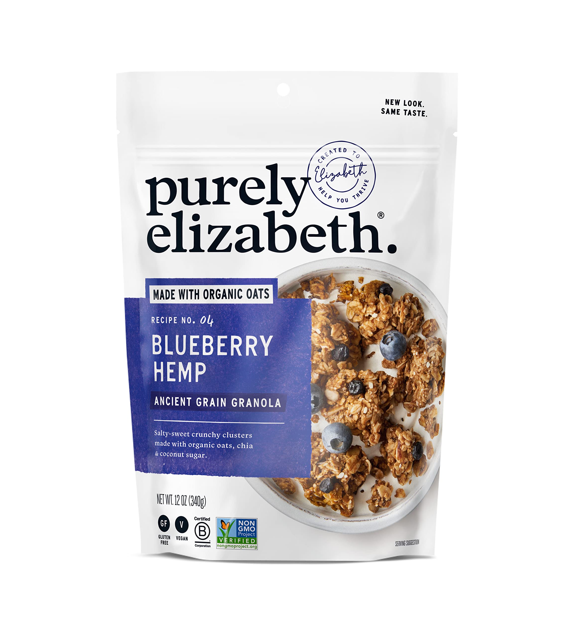Purely Elizabeth Blueberry Hemp Granola 12oz