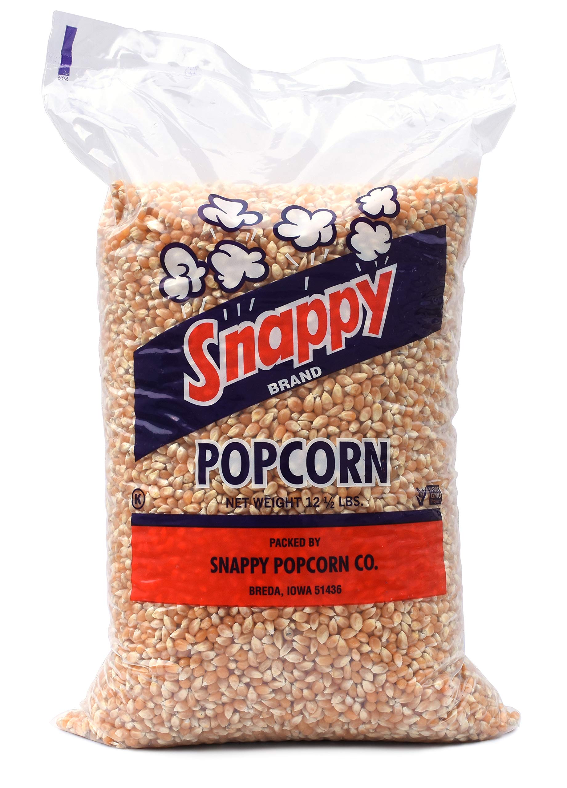 Snappy Yellow Popcorn Kernels Bulk 12.5lb