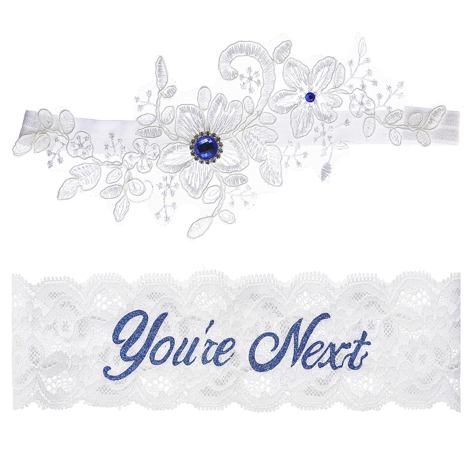 Lusofie 2-Piece Bridal Wedding Garter Set