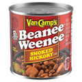 Van Camp's Smoked Hickory Flavored Sliced Hot Dogs In Tomato Sauce 7.75 Oz Can