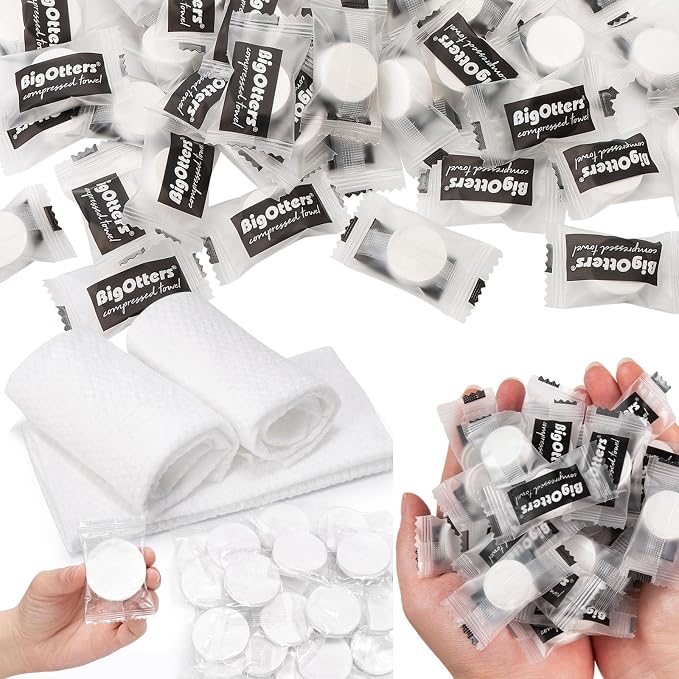 MCPINKY Compressed Towels Expandable and Disposable Towels for Face and Travel