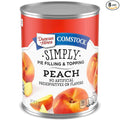 Duncan Hines COMSTOCK Peach Pie Filling & Topping 21oz