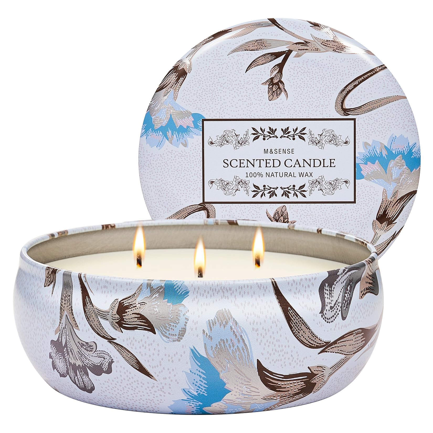 M&SENSE Happy Gardenia 3 Wick Scented Candle