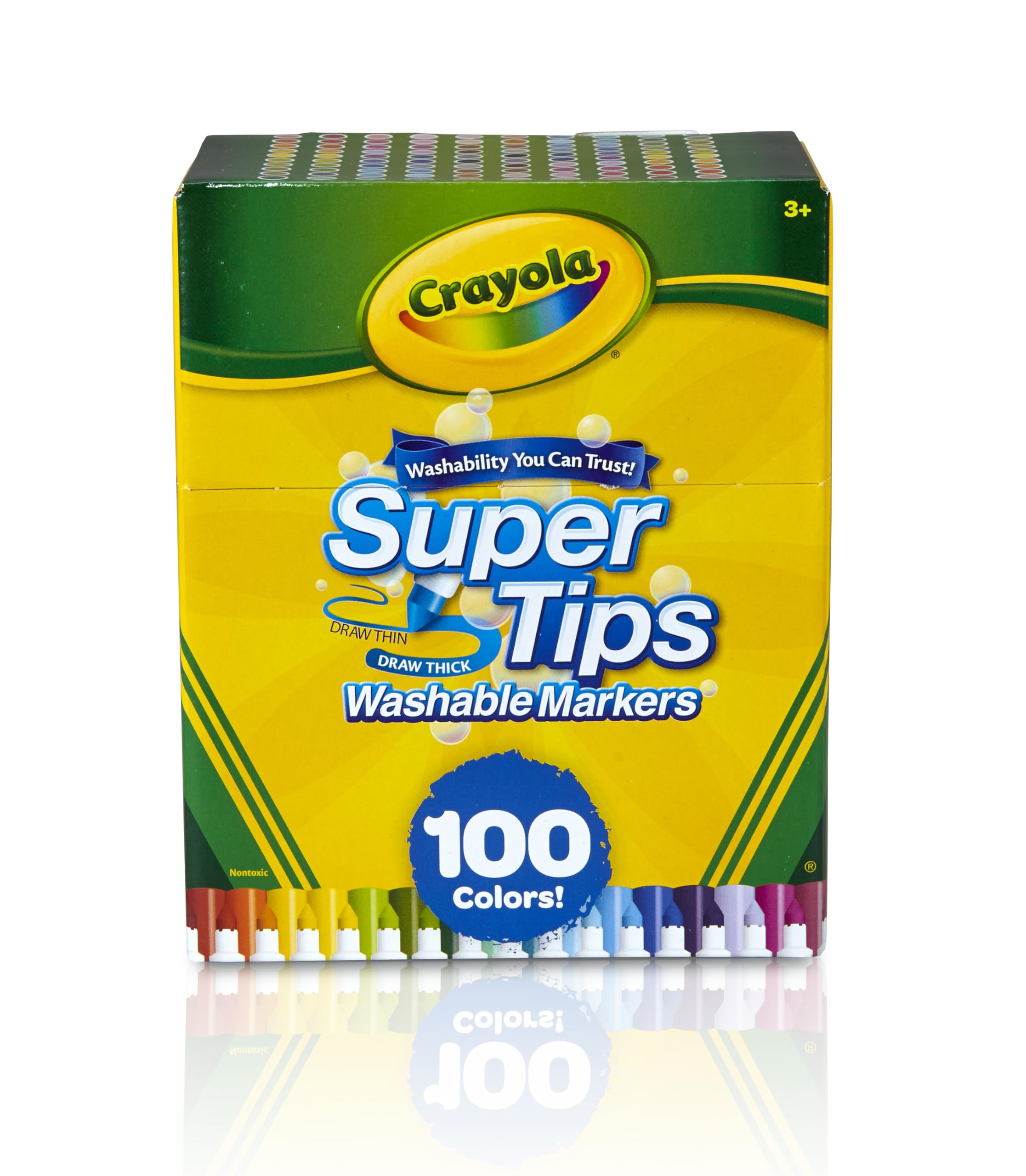 Crayola Super Tips Washable Markers 100-Count