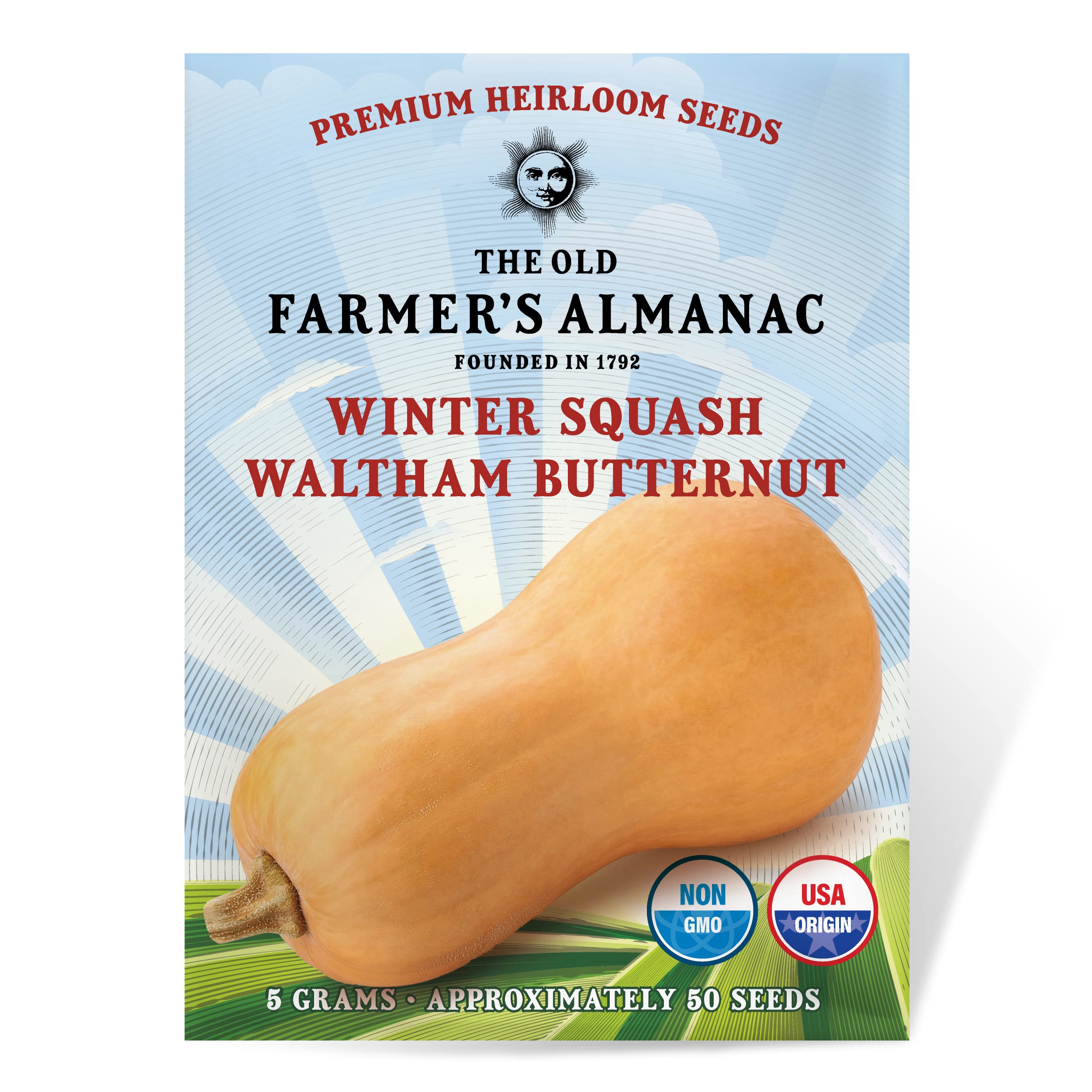 Old Farmer's Almanac Waltham Butternut Squash Seeds