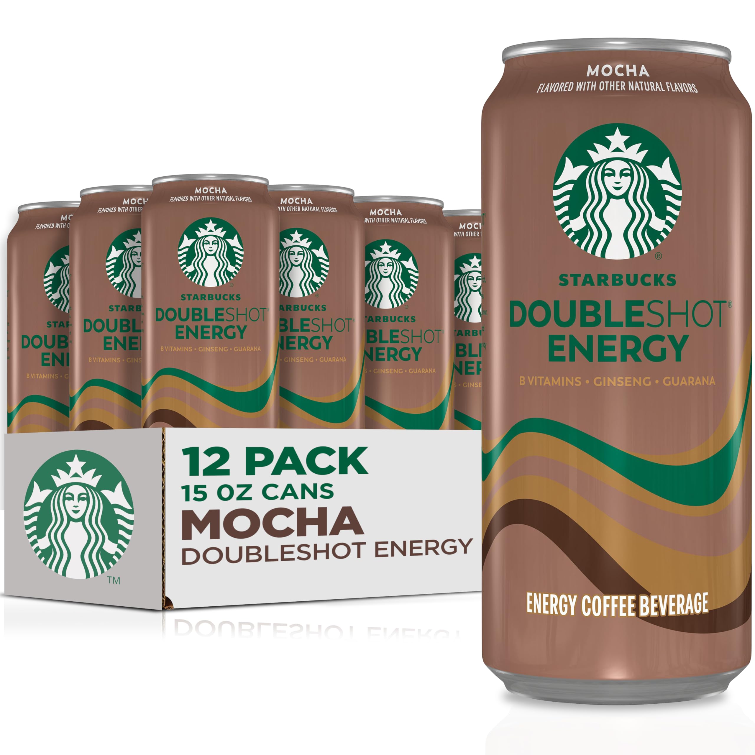 Starbucks Doubleshot Mocha Energy Coffee 15oz 12 Pack