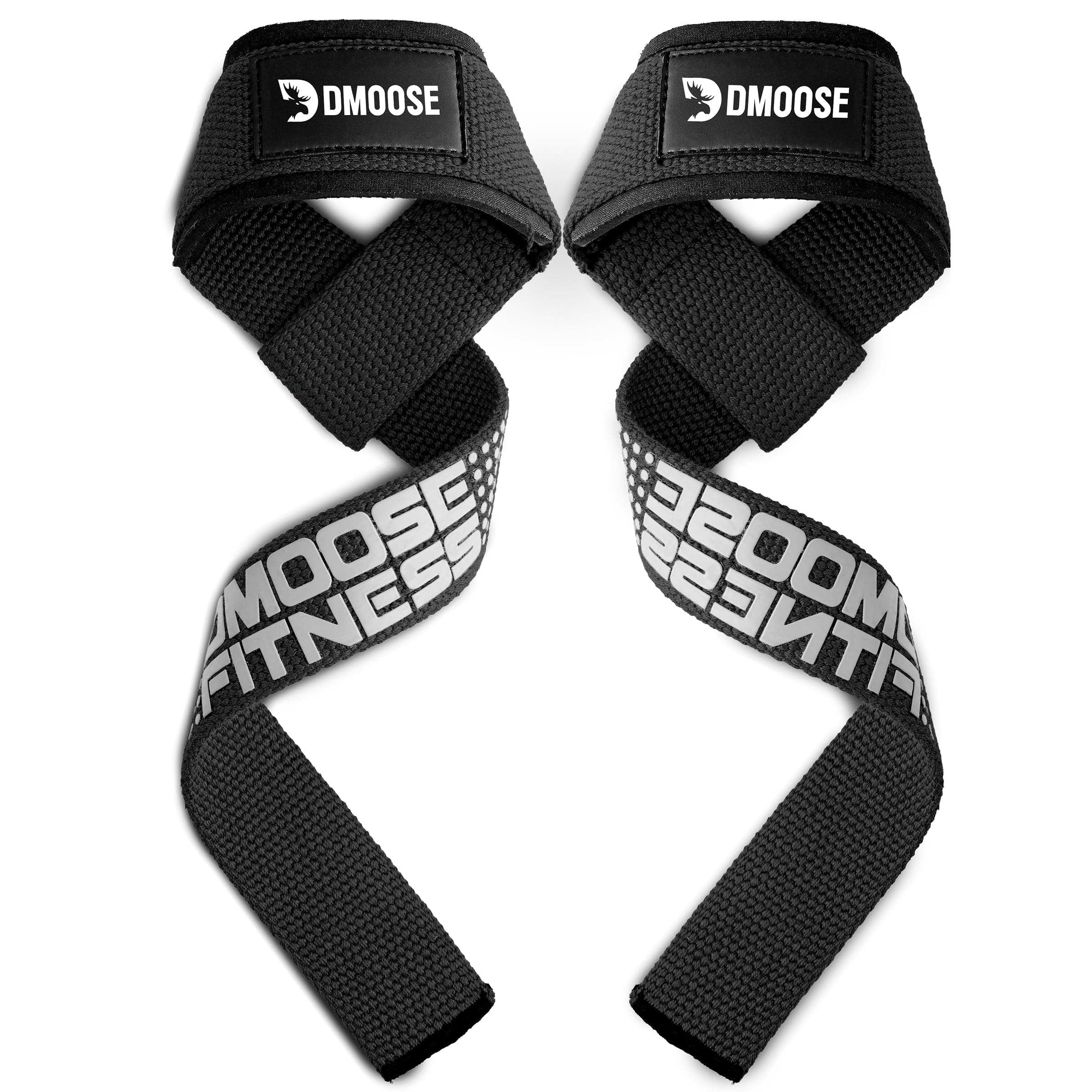 DMoose Neoprene Padded Lifting Wrist Straps 24 Inch Pair