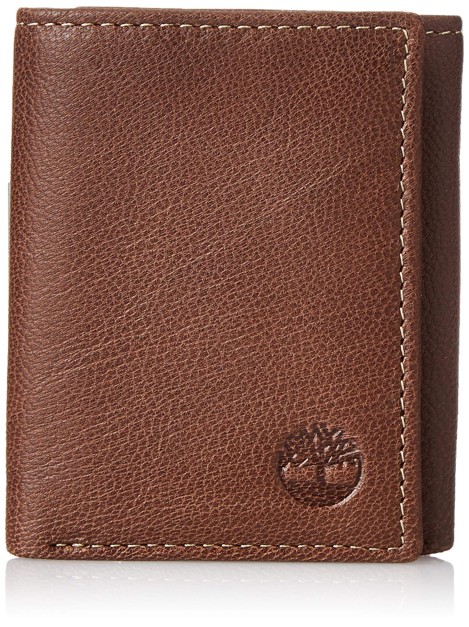 Timberland Menís Leather RFID Trifold Wallet Brown