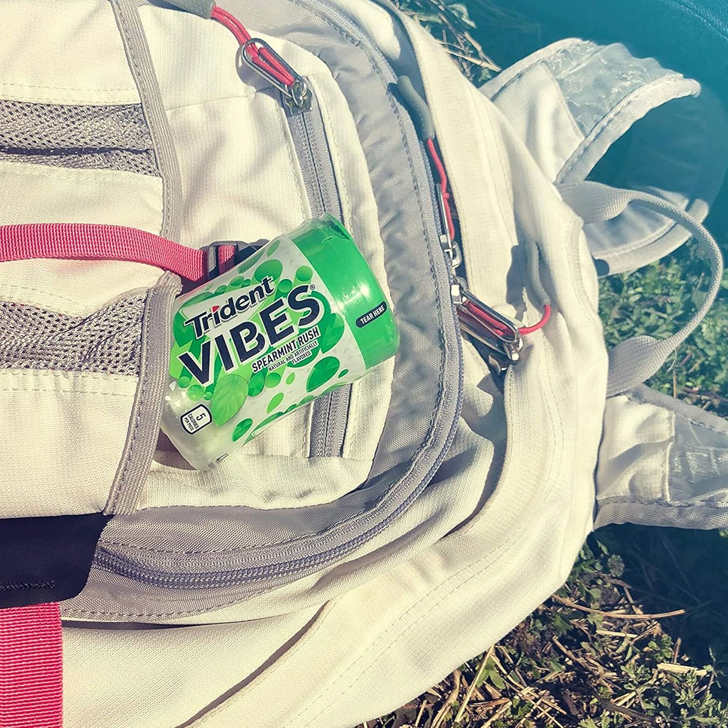 Trident Vibes Spearmint Rush Sugar-Free Chewing Gum, 1 pack