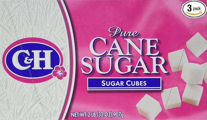 C&H Premium Pure Granulated Cane Sugar 20oz Container Pack of three
