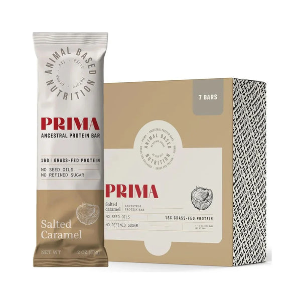 PRIMA ancentral protein bar salted caramel