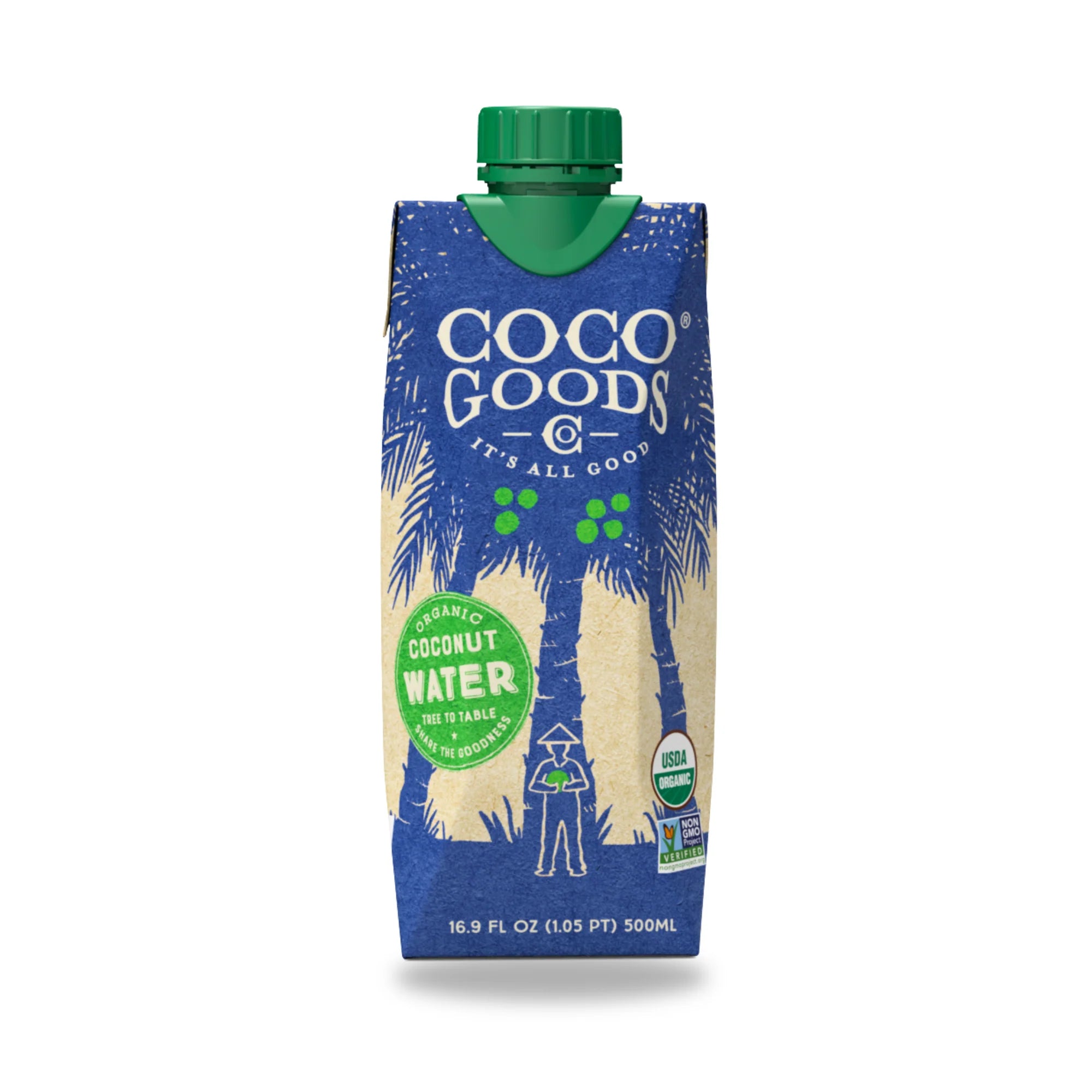 CocoGoods 100% Natural Coconut Water 16.9 fl oz