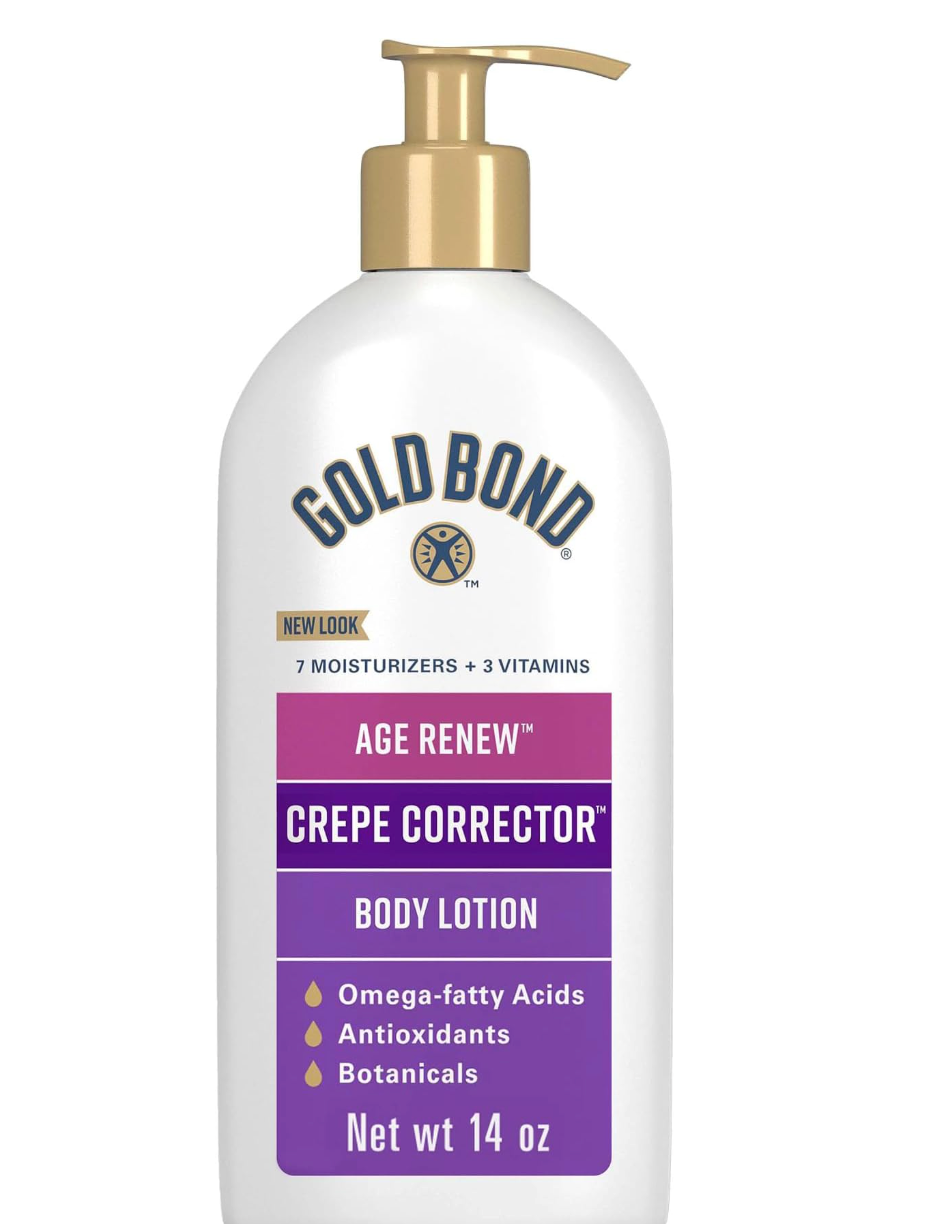Gold Bond Age Renew Crepe Corrector Body Lotion, Replenishing & Smoothing Formula, Gold Bond Crepe Corrector Body Lotion, 14 oz