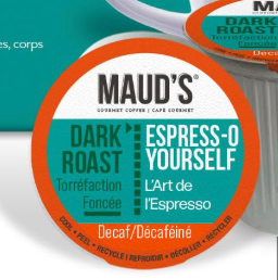 mauds express yourself gourmet coffee decaf dark roast 95 cups