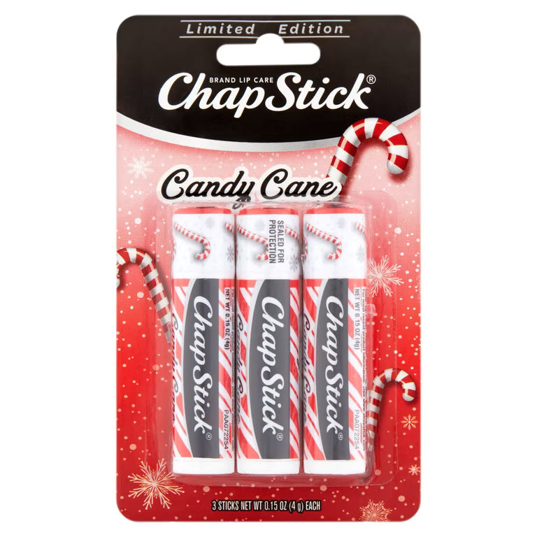 ChapStick Candy Cane Lip Balm 3 pack
