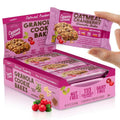 Cooper Street Granola Bakes - Soft Baked Oats, Grain & Seeds Breakfast Granola Cookie Bars - Nut & Dairy Free, Low Sodium, - Oatmeal Cranberry