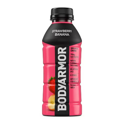 bodyarmor strawberry banana 20oz