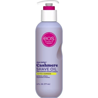 EOS CASHMERE SHAVE OIL vanilla cashmere  6 fl oz