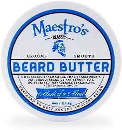 Maestro's Classic Mark of a Man blend Smooth Hydrating Beard Butter 4oz