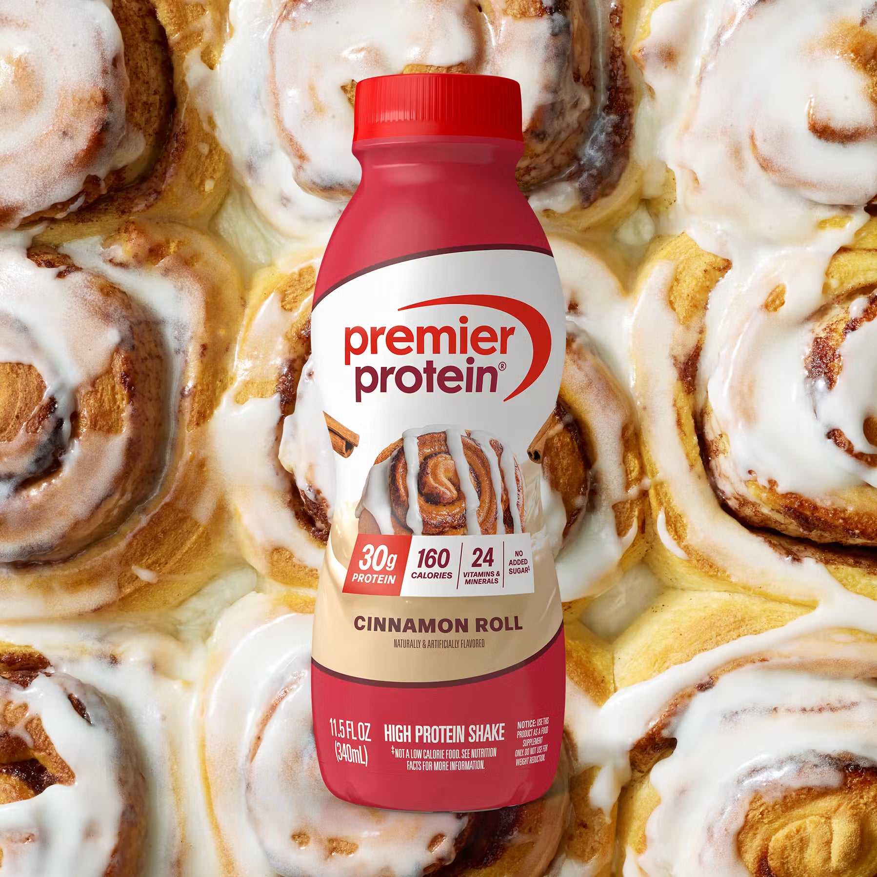 Cinnamon Roll Protein Shake | 30g Protein | Premier Protein