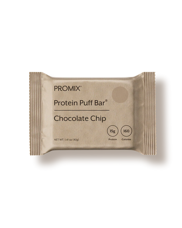 Chocolate Chip Protein Puff Bars | Promix Nutrition