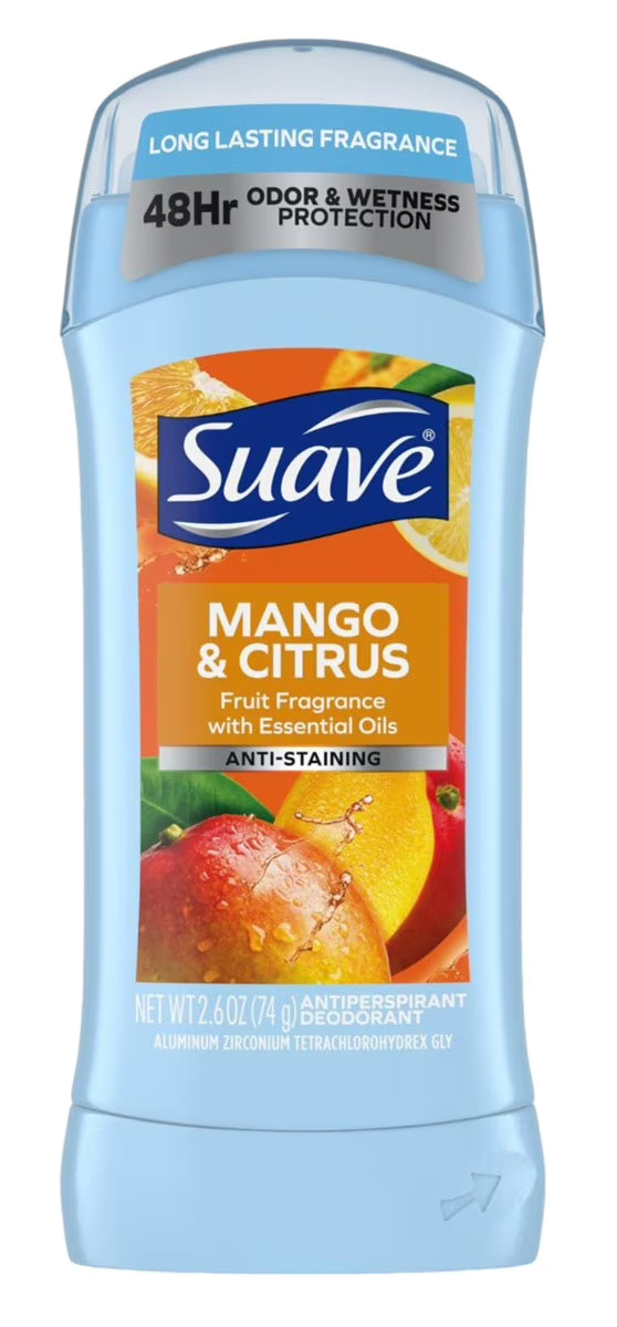 suave mango and citrus deodorant 2.6oz
