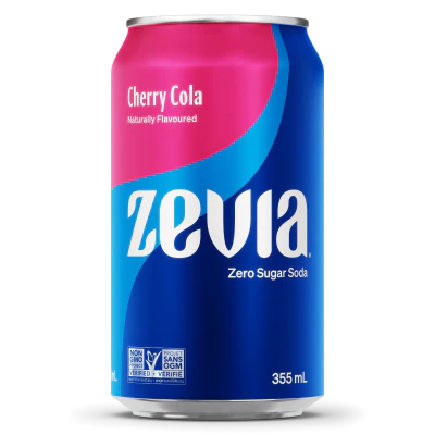 zevia cherry cola 12oz