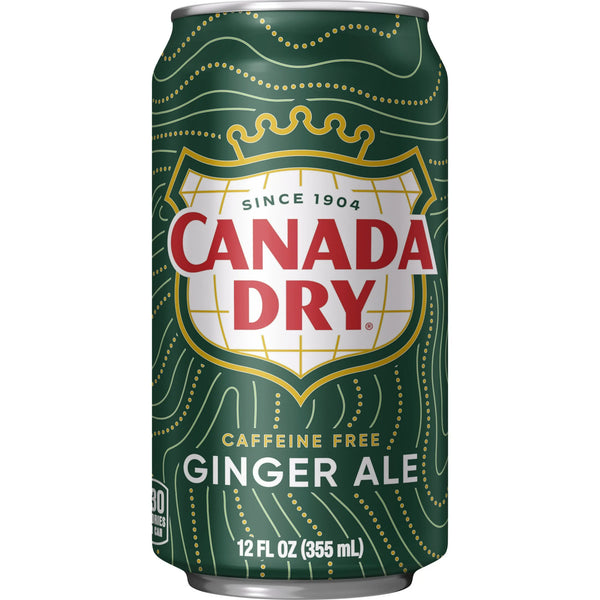 Canada Dry Caffeine Free Ginger Ale Soda Pop, 12 fl oz