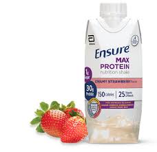 Ensure Max Protein Creamy Strawberry Nutrition Shake