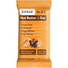 Dark Chocolate Peanut Butter and Oat Protein Bar | RXBAR