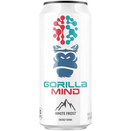 Gorilla Mind White Frost Energy drink