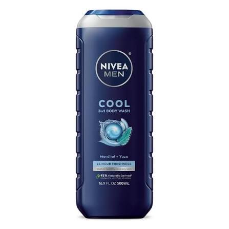 Nivea Men Cool 3 in 1 Body Wash 16.9oz