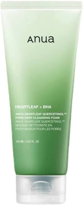 Anua Heartleaft Quercentinol Heartleaft + BHA Pore Deep Cleansing Foam 5.07oz
