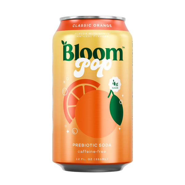 Bloom Pop Classic Orange Prebiotic Soda