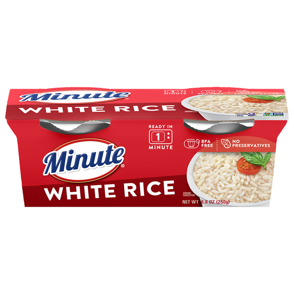 Minute Ready to Serve Long Grain White Rice 2 - 4.4 oz cups