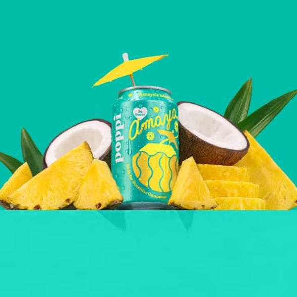 Poppi Amaya's Island Colada is alimited-edition prebiotic soda
